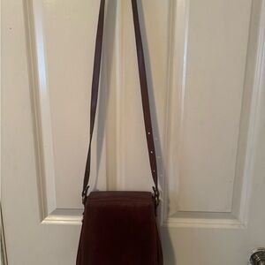 Brahmin Deep Rich Brown Crossbody Bag